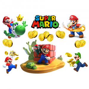 Вафельна картинка Справжній Super Mario 