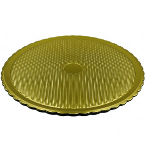 Поднос золотой Poloplast d 40 см