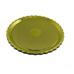 Поднос золотой Poloplast d 28 см