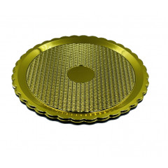 Поднос золотой Poloplast d 26 см