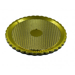 Поднос золотой Poloplast d 26 см
