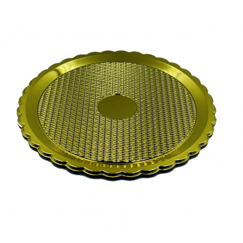 Поднос золотой Poloplast d 26 см