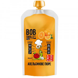 Натуральное Апельсиновое пюре ТМ BOB SNAIL 400г