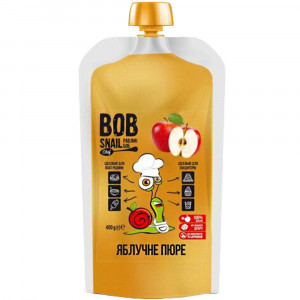 Натуральное Яблочное пюре ТМ BOB SNAIL 400г
