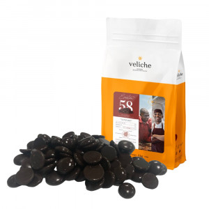 Шоколад черный Dark Emotion 58% Veliche Gourmet Бельгия 100 г