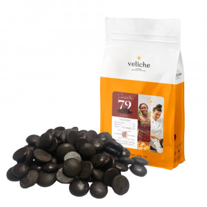 Шоколад черный Dark Sensation 72% Veliche Gourmet Бельгия 100 г
