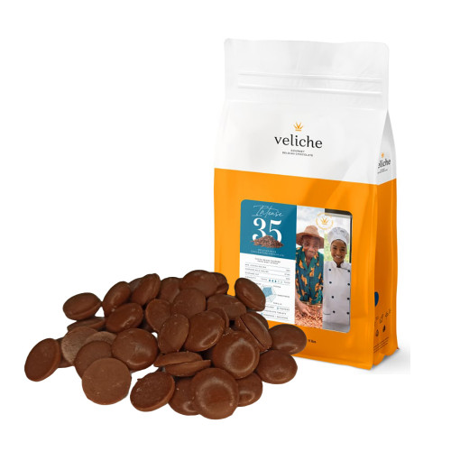 Уценка Шоколад молочный Milk Intense 35% Veliche Gourmet Бельгия 100 г