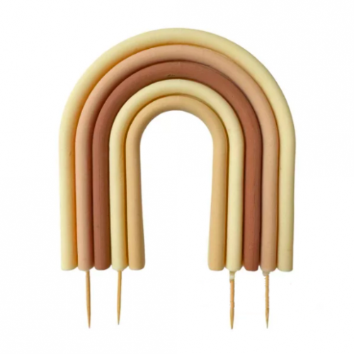 Шоколадна фігурка Веселка бежева 12 см