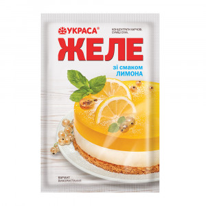 Желе со вкусом Лимона 90 г Украса