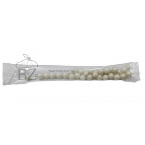 Посипка кондитерська Кульки перламутрові білі, 5 мм